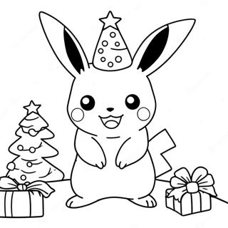 Pikachu Zdobici Vanocni Stromecek Omalovanka 100142 38800