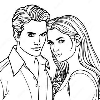 Omalovanka Belly A Edwarda Ze Soumraku 100397-38998