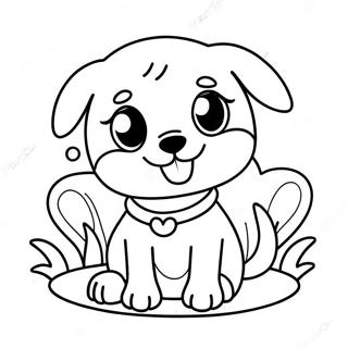 Hravy Kawaii Pes Omalovanka 100574-39136