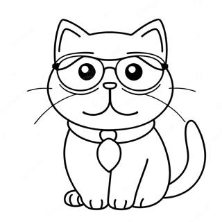 Omalovanka Roztomile Kocky S Brylemi 101344 39740