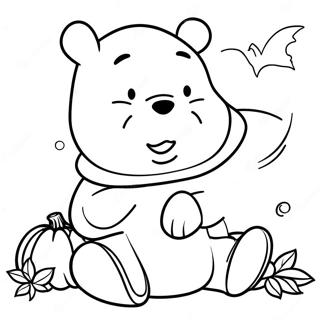 Omalovanka Medvidka Pu Na Halloween 101495-39955