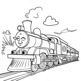 Omalovanka Choo Choo Charles Pronasledujiciho Hrdinu 101576-40028