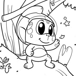 Pisecne Tvare V Domecku Na Strome Omalovanka 102015-40371