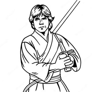 Luke Skywalker Omalovánky