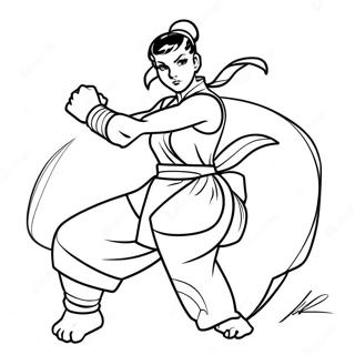 Omalovanka Chun Li V Akci 102243-40538
