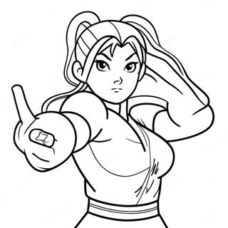 Omalovanka Chun Li V Akci 102243-40539
