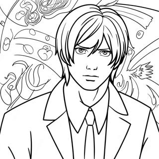 Light Yagami S Death Note Omalovanka 102450-40697