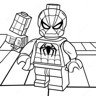 Spiderman Lego Omalovánky