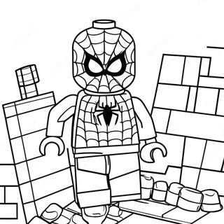 Barevne Dobrodruzstvi Spidermana Lego Omalovanka 102836-40998