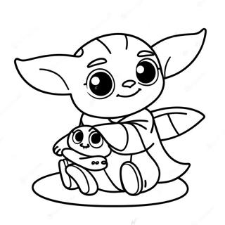 Dobrodruzne Omalovanky Stitch A Baby Yoda 103789 41743
