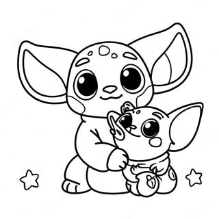 Hrave Omalovanky Stitch S Baby Yoda 103790 41746