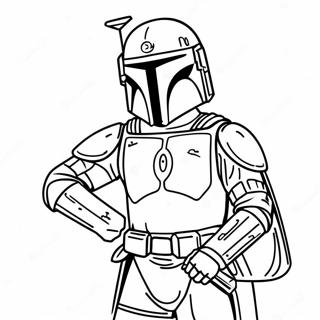 Boba Fett Omalovánky