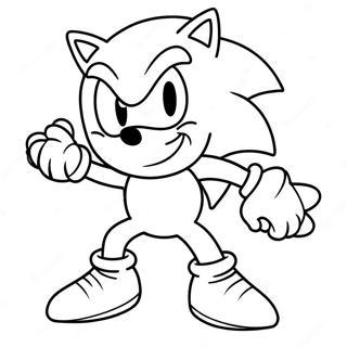 Sonic The Hedgehog Se Santovou Cepici Omalovanka 104046-41938