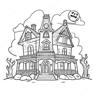 Omalovanka Strasidelneho Sidla S Ghuly 104151-42031