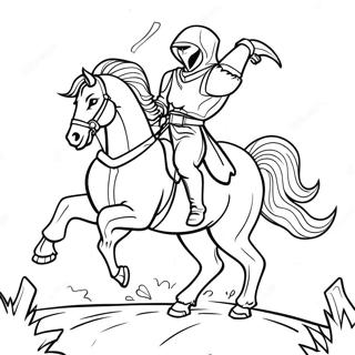 Hroziva Omalovanka Bezhlaveho Jezdce 104407 42221