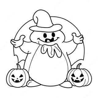 Oogie Boogie V Dyni Omalovanka 104510-42307