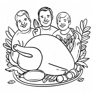 Rodinna Hostina Na Den Dikuvzdani Omalovanka 10510 1579