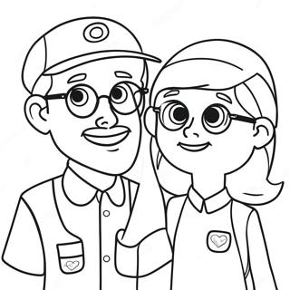 Omalovanka Blippiho A Meekah 105587-43148