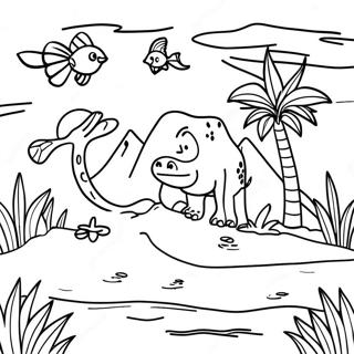 Omalovanka Zive Fauny Ostrova 105615-43177