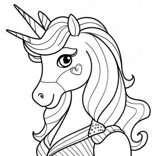 Jednorozec Barbie S Trpytivym Rohem Omalovanka 105719-43264