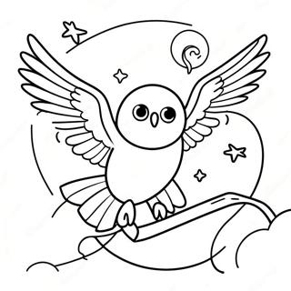 Omalovanka S Hedvikou Letajici V Nocnim Nebi 105872-43370