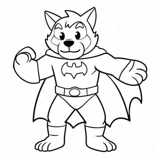 Omalovanka Wolfoo V Kostymu Superhrdiny 106054-43518