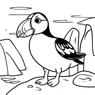 Omalovánka Dobrodružné Scény Puffin Rock Omalovánky
