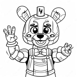 Omalovanka Sestra Lokace Fnaf 106693-44007