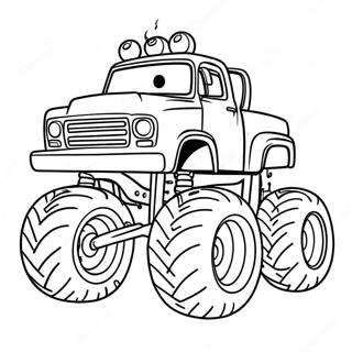 Vtipny Monster Truck Omalovanka 107157-44388
