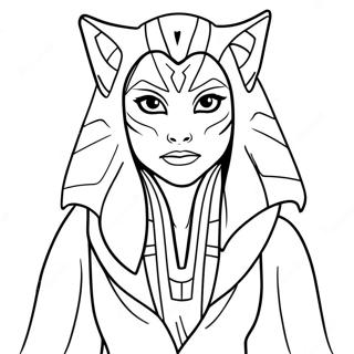 Omalovanka Ahsoka Tano V Jedi Robach 107257 44463