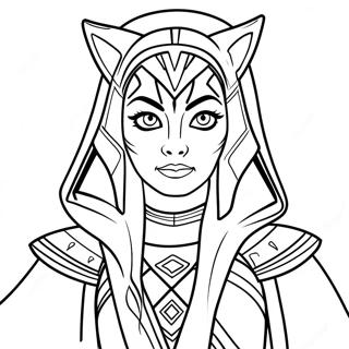 Omalovanka Ahsoka Tano V Jedi Robach 107257 44464