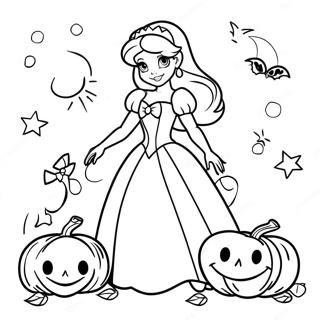 Disney Princezna Halloween Omalovanka 108022-45050