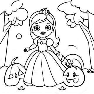 Disney Princezna Halloween Omalovanka 108022-45051