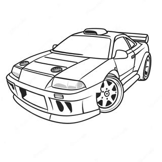 Drift Car Omalovánky