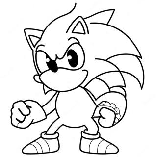 Omalovanka Sonic The Werehog 109081-45933