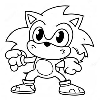 Omalovanka Sonic The Werehog 109081-45934