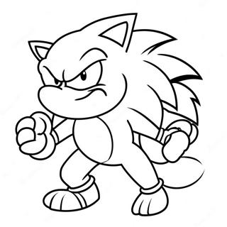 Sonic The Werehog Vyjící Omalovánka Omalovánky