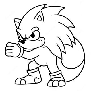 Sonic The Werehog Vyjici Omalovanka 109083 45942