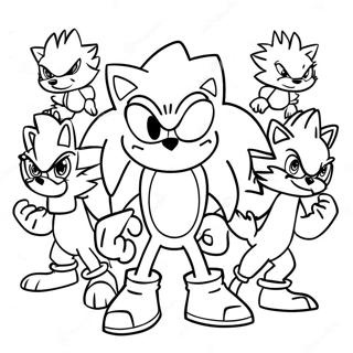 Sonic The Werehog S Prateli Omalovanka 109084 45945