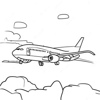 Omalovanka Boeing 737 109263-46076