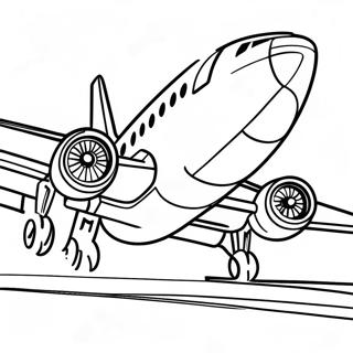 Omalovanka Vzletu Boeingu 737 109267 46090