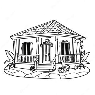 Omalovanka Tradicni Kubanske Domu 109343-46145