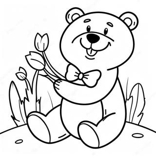 Omalovanka S Stastnym Medvedem Ahoj 109393-46187