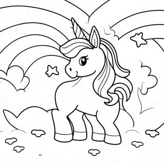 Magicky Kralik Jednorozec Na Omalovance S Duhou 109442-46217