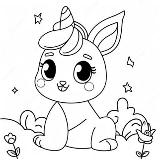 Roztomily Kralik Jednorozec Se Trpytkami Na Omalovance 109443 46222