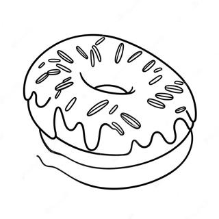 Cokoladovy Donut S Polevou Omalovanka 10974-847