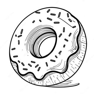 Cokoladovy Donut S Polevou Omalovanka 10974-848