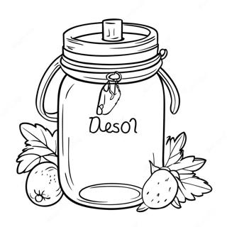 Mason Jar Omalovánky