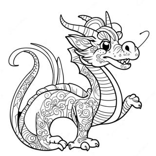 Omalovanka Zivy Drak Cinskeho Noveho Roku 110936-47389