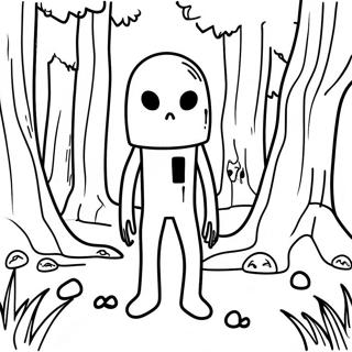 Desivy Enderman V Lese Omalovanka 111269-47661
